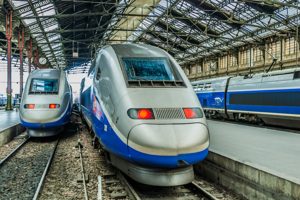 TGV à Paris Gare de Lyon