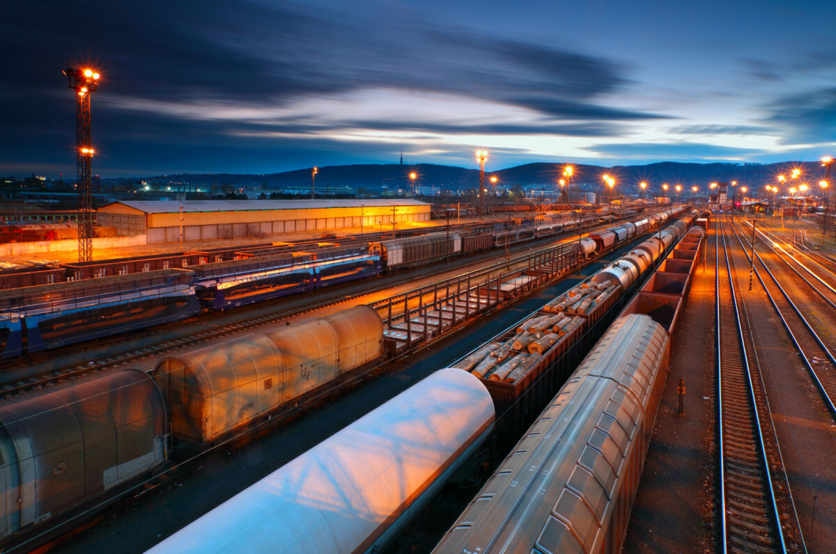 station de fret ferroviaire