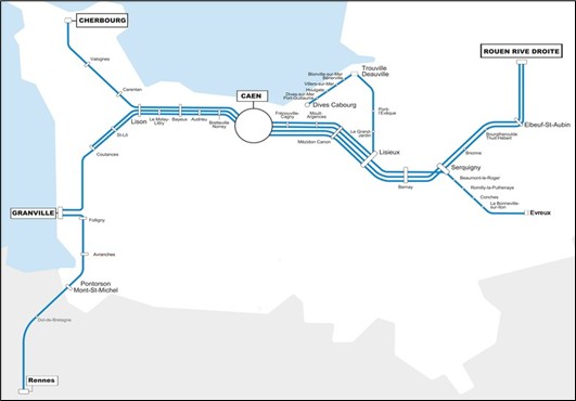 Ferroviaire_Schéma_lignes_Région_Normandie